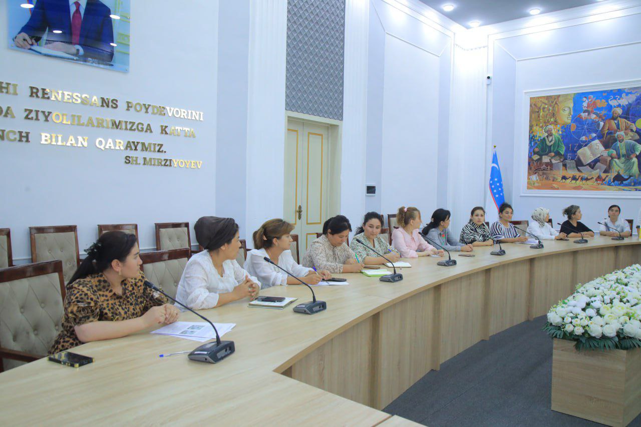 NamDPIda "Zoʻravonliksiz jamiyat – farovon davlat koʻzgusi" mavzusida seminar-trening boʻlib oʻtdi