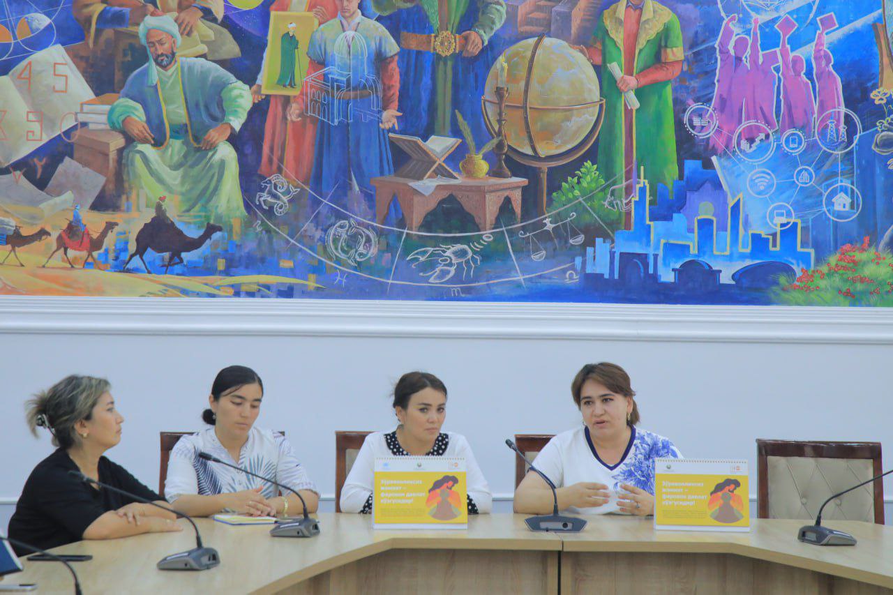 NamDPIda "Zoʻravonliksiz jamiyat – farovon davlat koʻzgusi" mavzusida seminar-trening boʻlib oʻtdi