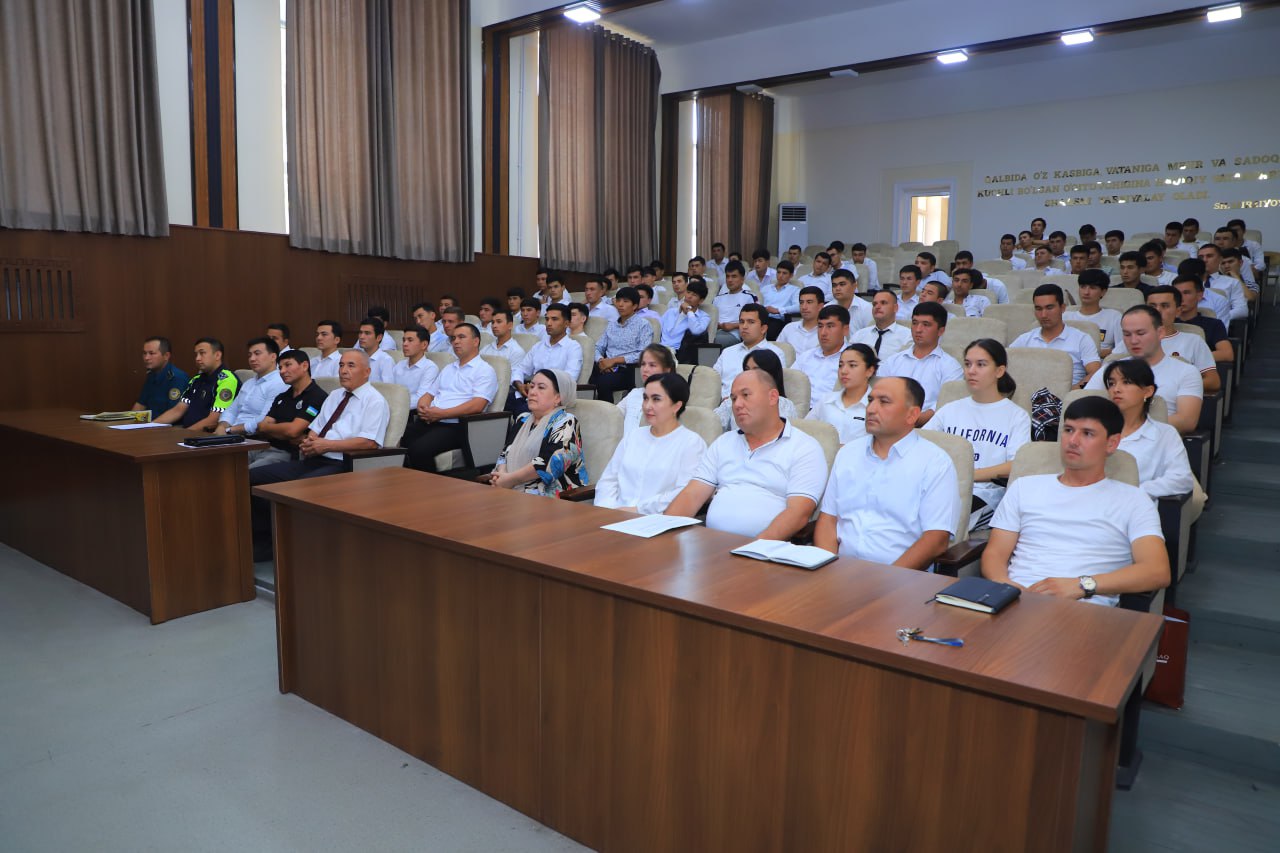 Namangan viloyati IIB ning mas’ul xodimlari hamda NamDPI bitiruvchilari bilan uchrashuv o‘tkazildi