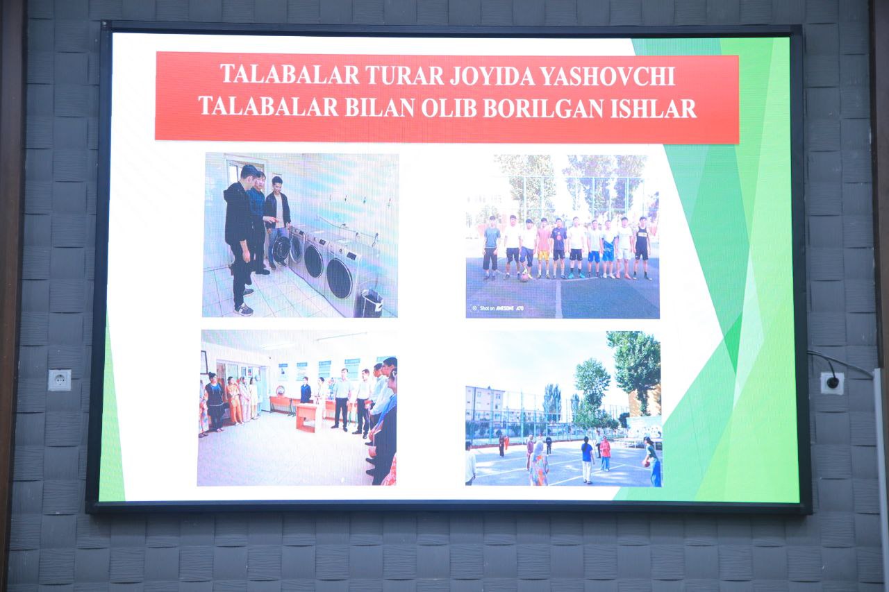 NamDPIda tyutorlar hisoboti boshlandi