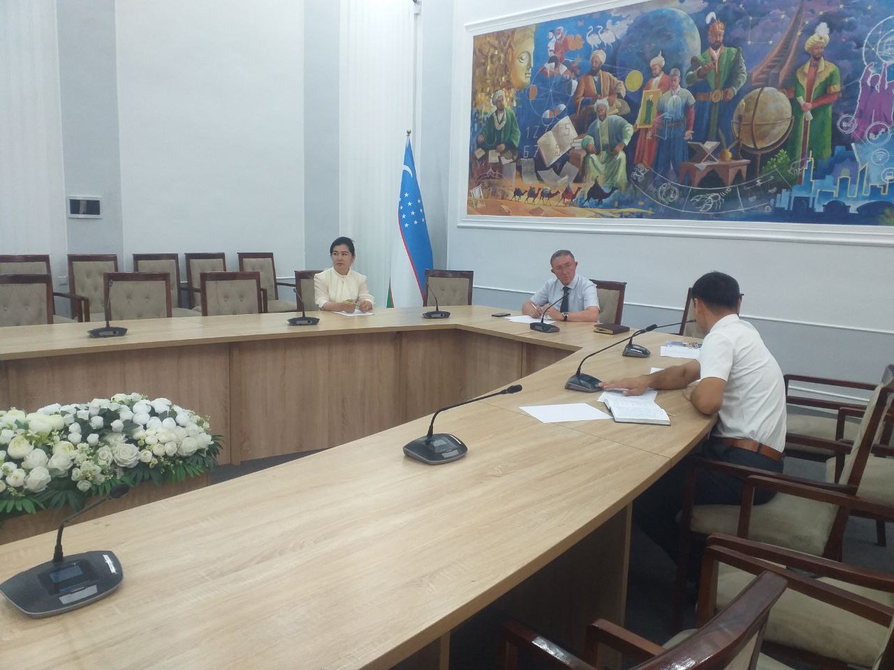 Namangan davlat pedagogika institutida xorijiy talabalar bilan onlayn uchrashuv tashkil etildi