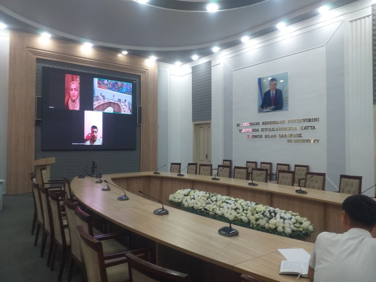 Namangan davlat pedagogika institutida xorijiy talabalar bilan onlayn uchrashuv tashkil etildi