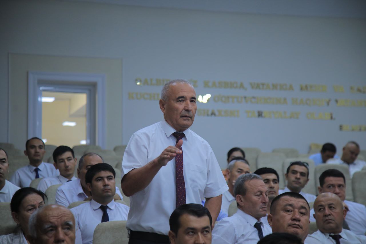 NAMANGAN DAVLAT PEDAGOGIKA INSTITUTIDA 11-SONLI KENGAYTIRILGAN KENGASH YIGʻILISHI BO'LIB O'TDI