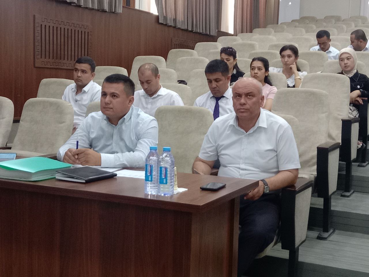 NamDPI doktorantlar (DSc), tayanch doktorantlar (PhD), stajyor – tadqiqotchilarning 6 oylik faoliyati monitoring hisoboti o'tkazildi.