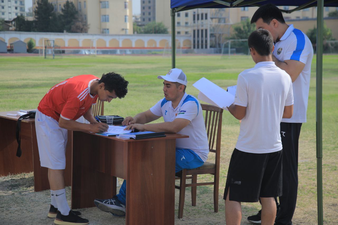 "Barkamol avlod" sport majmuasida Jismoniy madaniyat yoʻnalishi abituriyentlari uchun Kasbiy (ijodiy) imtihonlar boshlandi.