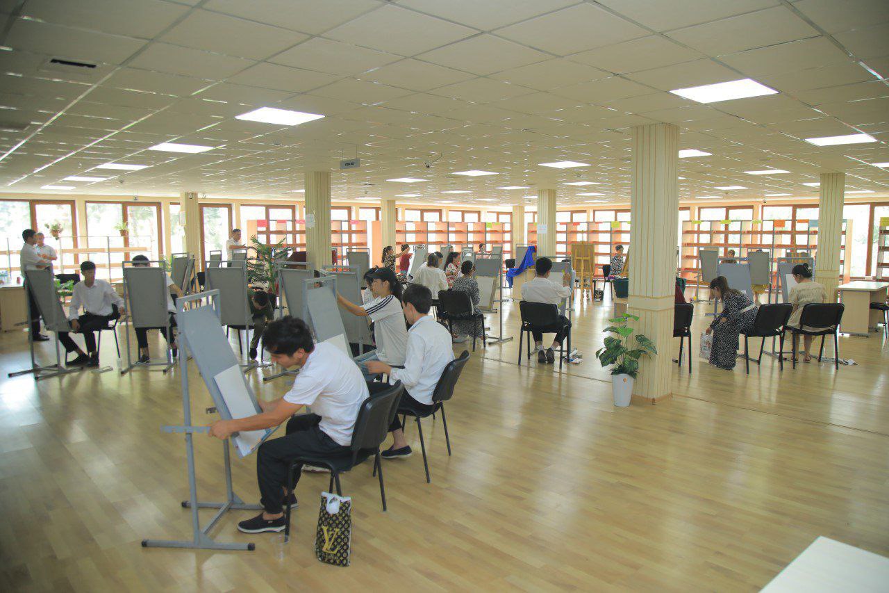 Tasviriy sanʼat va muhandislik grafikasi yo‘nalishida kasbiy (ijodiy) imtihonlarga start berildi