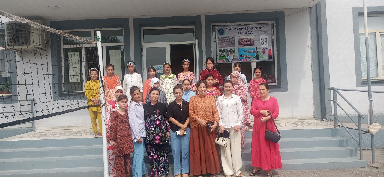 “Dolzarb 90 kunlik” loyihasi doirasida 31-sonli umumiy o‘rta ta’lim maktabiga tashrif