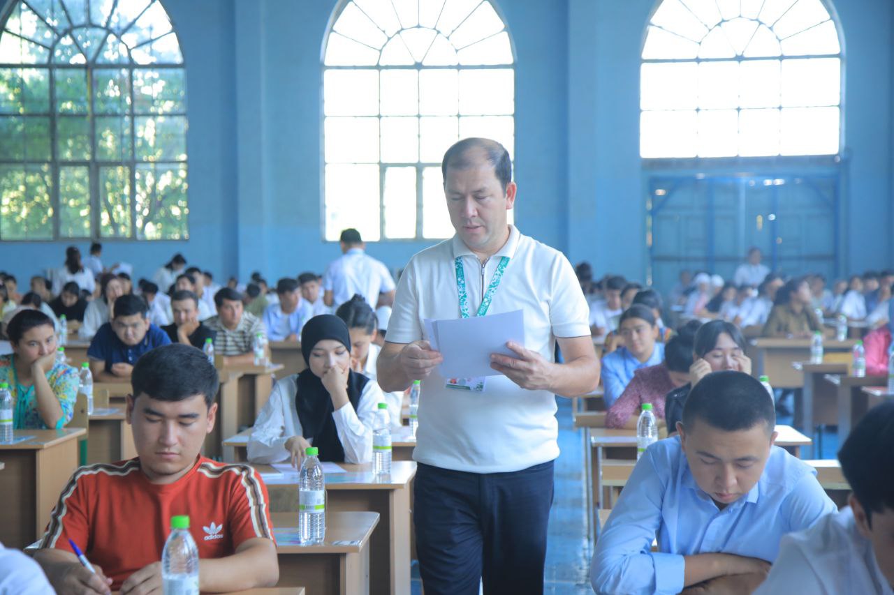 Namanganda oliy taʼlim muassasalariga kirish test sinovlarining 5-kuni davom etmoqda