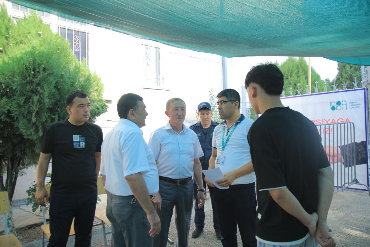 Oliy taʼlim muassasalariga kirish imtihonlari yuqori saviyada oʻtkazilmoqda