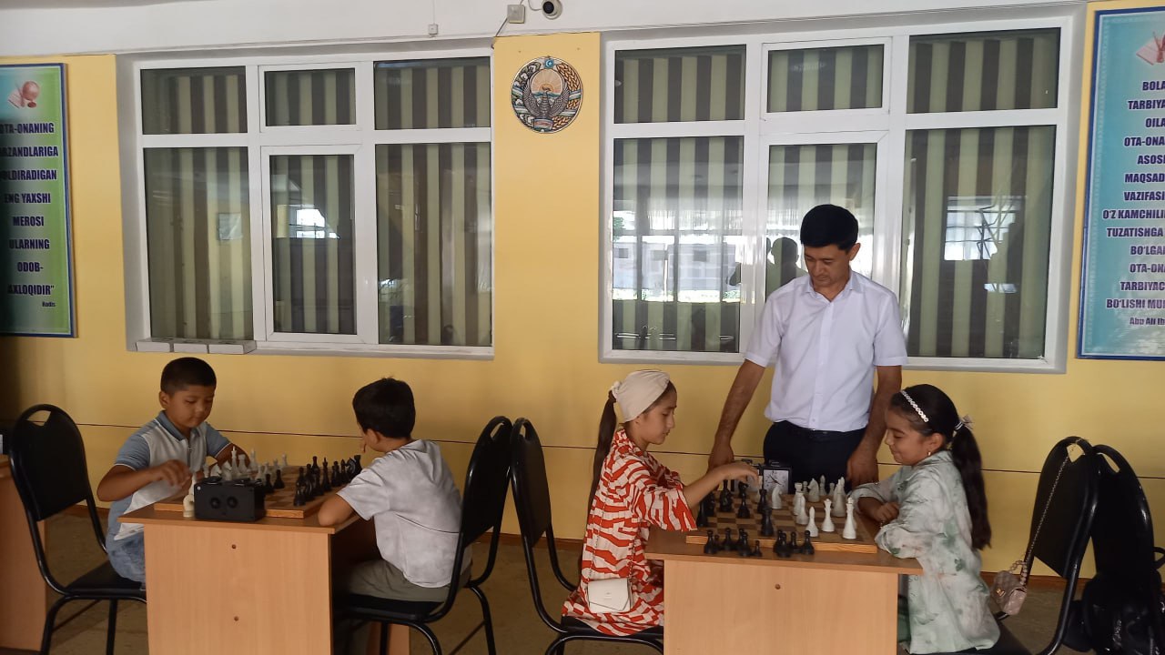 Shaxmat, shashka va raqamli bilimlar: “Dolzarb 90 kunlik” doirasida amaliy mashg‘ulotlar