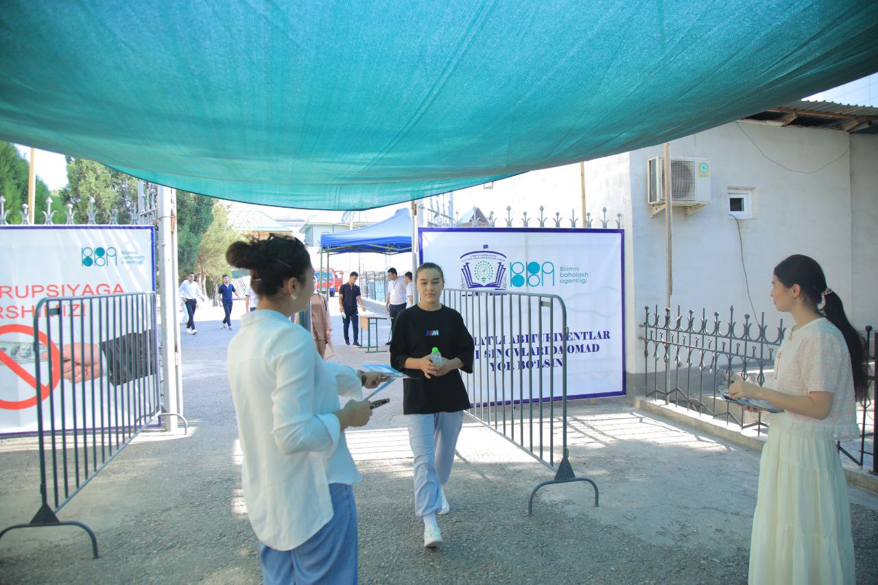 Bakalavriat ta’lim yo‘nalishlari bo‘yicha test sinovlari to‘liq yakunlandi