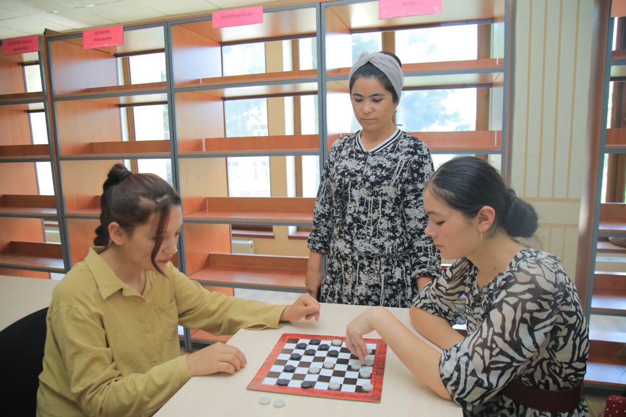 Intellektual bellashuv: “Dolzarb 90 kunlik” doirasida shaxmat va shashka musobaqasi