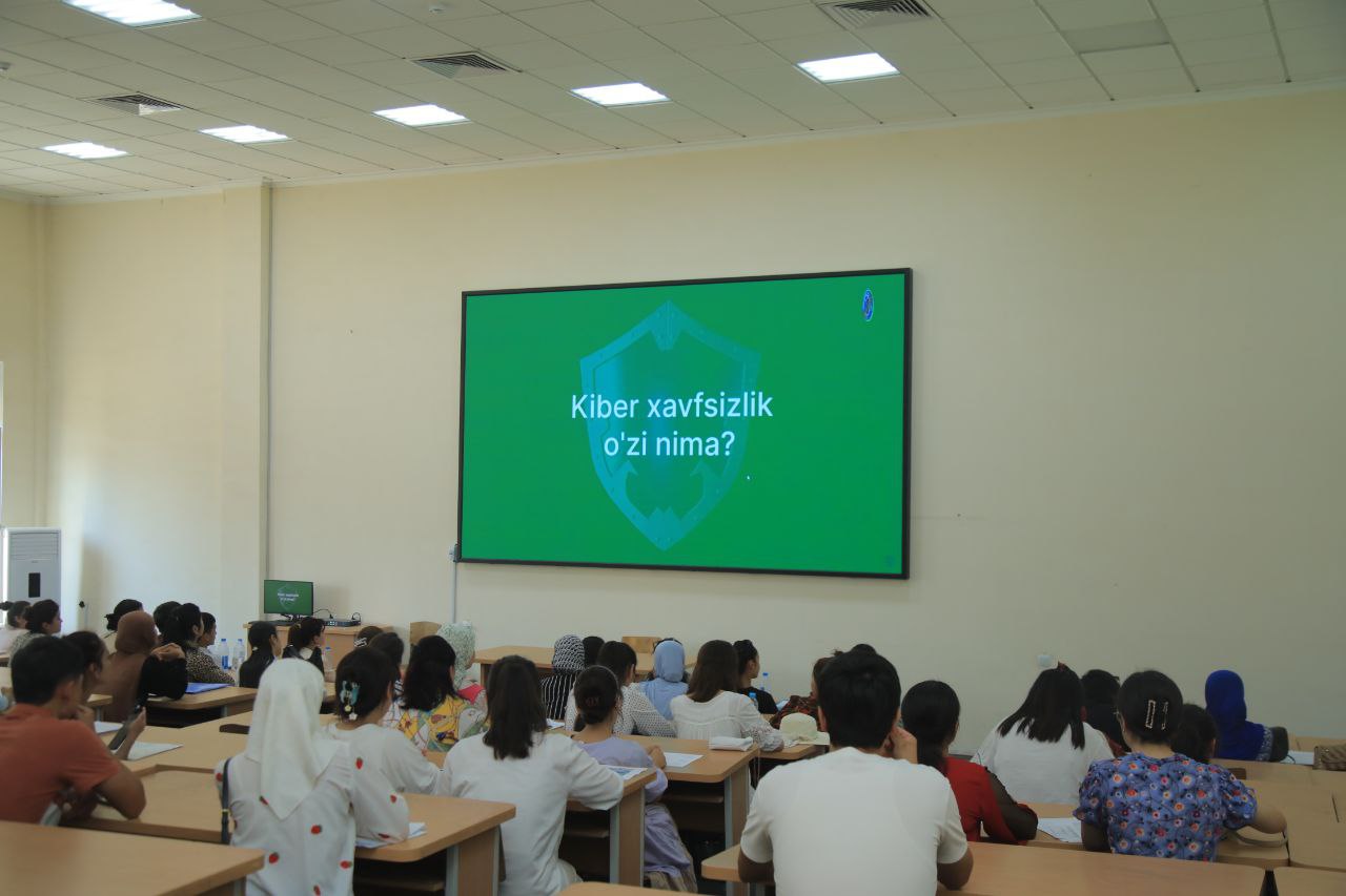 NamDPIda kiberxavfsizlik bo‘yicha seminar-trening tashkil etildi