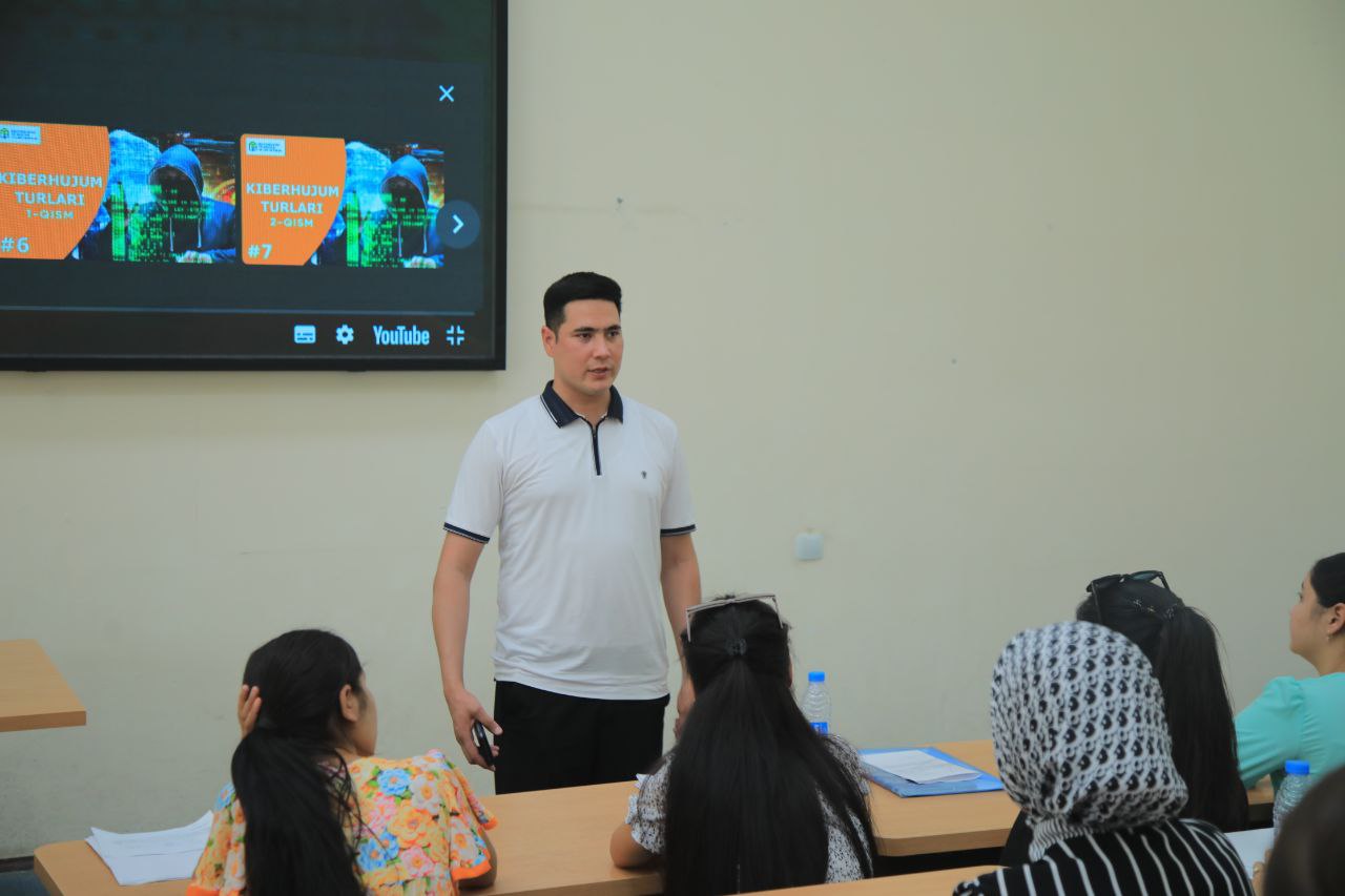 NamDPIda kiberxavfsizlik bo‘yicha seminar-trening tashkil etildi