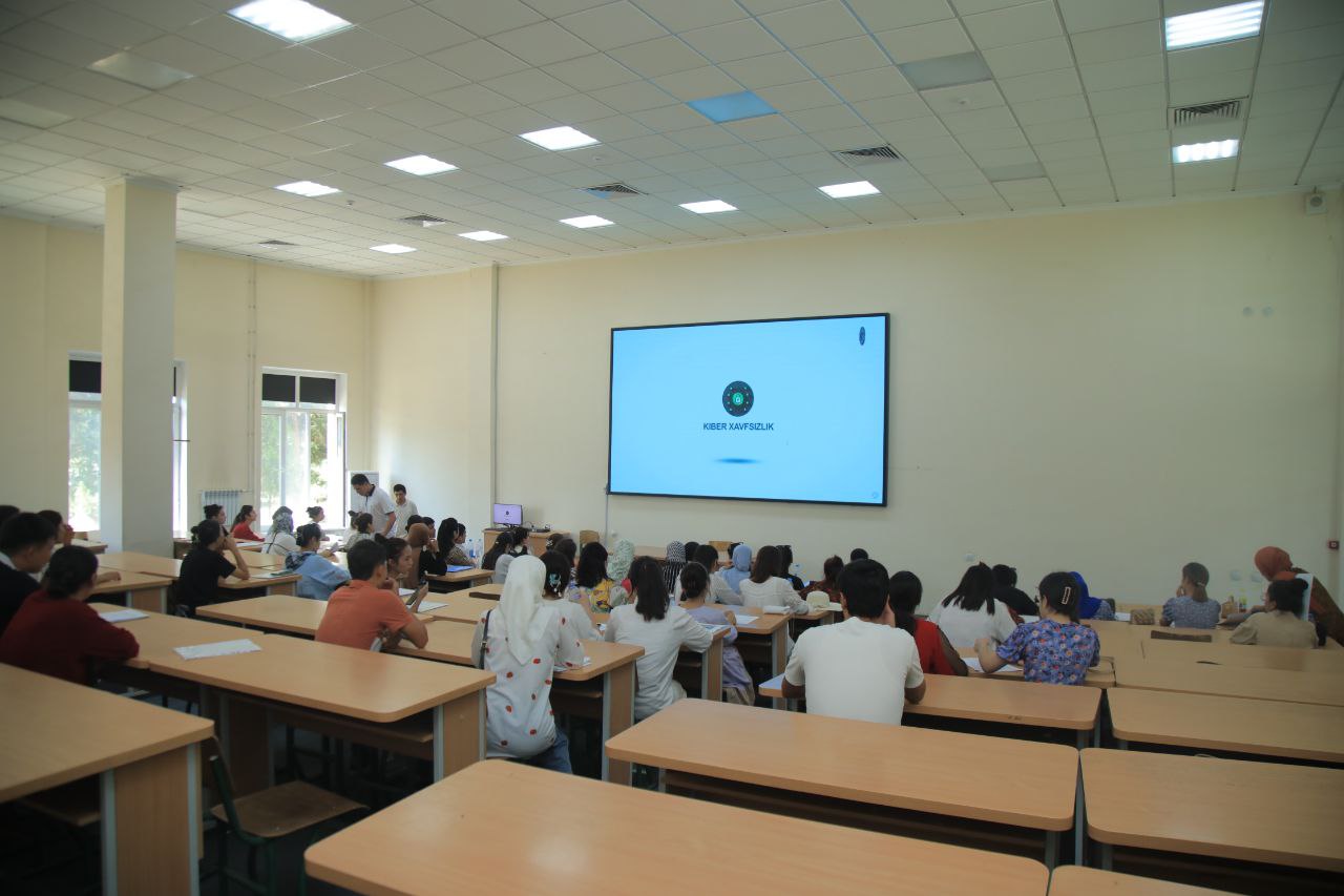 NamDPIda kiberxavfsizlik bo‘yicha seminar-trening tashkil etildi