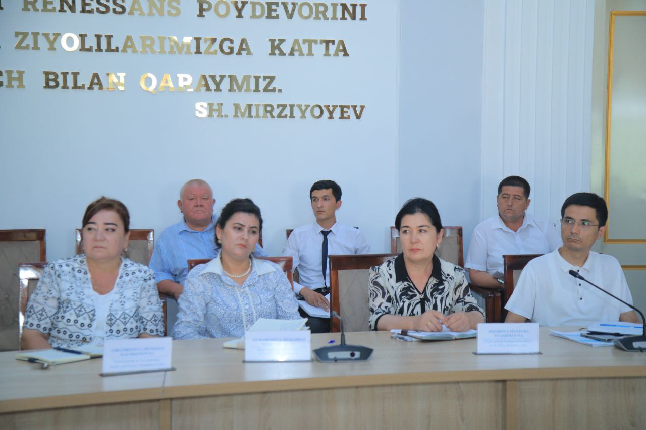 NAMANGAN DAVLAT PEDAGOGIKA INSTITUTIDA 12-SONLI KENGASH YIGʻILISHI BO'LIB O'TDI