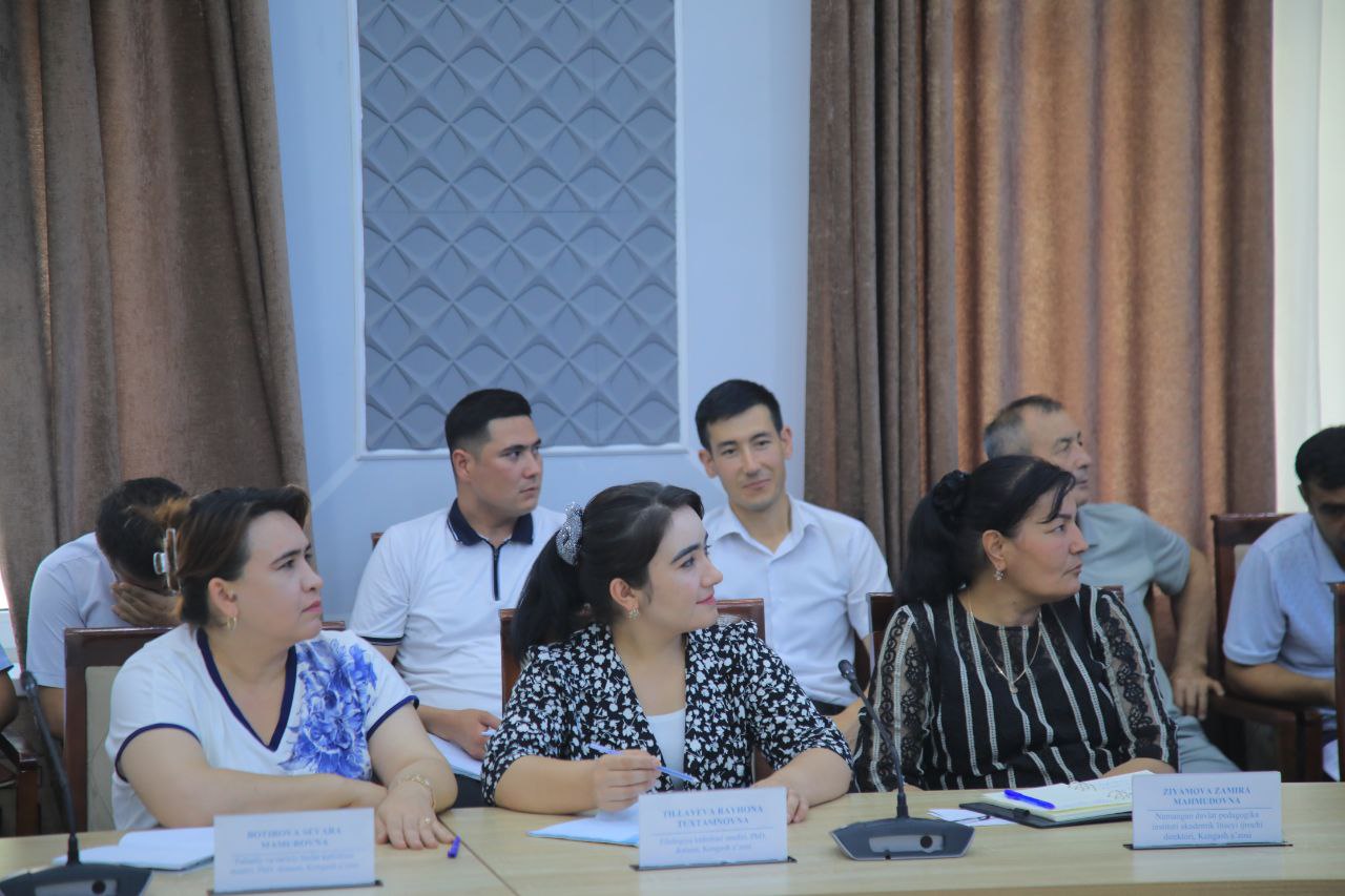 NAMANGAN DAVLAT PEDAGOGIKA INSTITUTIDA 12-SONLI KENGASH YIGʻILISHI BO'LIB O'TDI