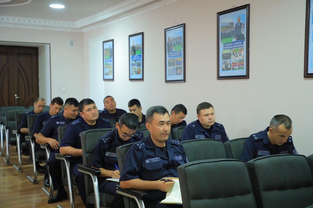 Namangan viloyati Favqulodda vaziyatlar boshqarmasida ma’naviyat va ma’rifat mashg‘uloti o‘tkazildi