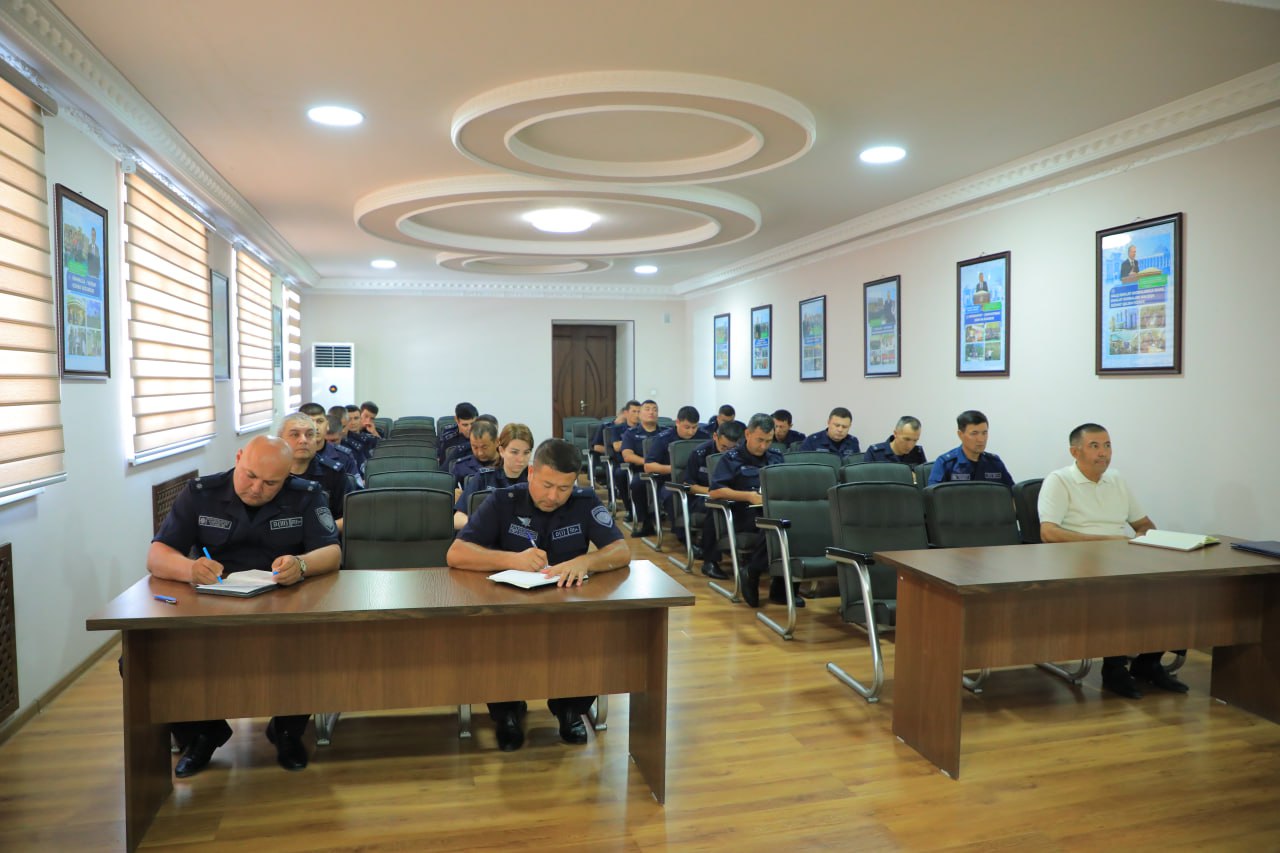 Namangan viloyati Favqulodda vaziyatlar boshqarmasida ma’naviyat va ma’rifat mashg‘uloti o‘tkazildi