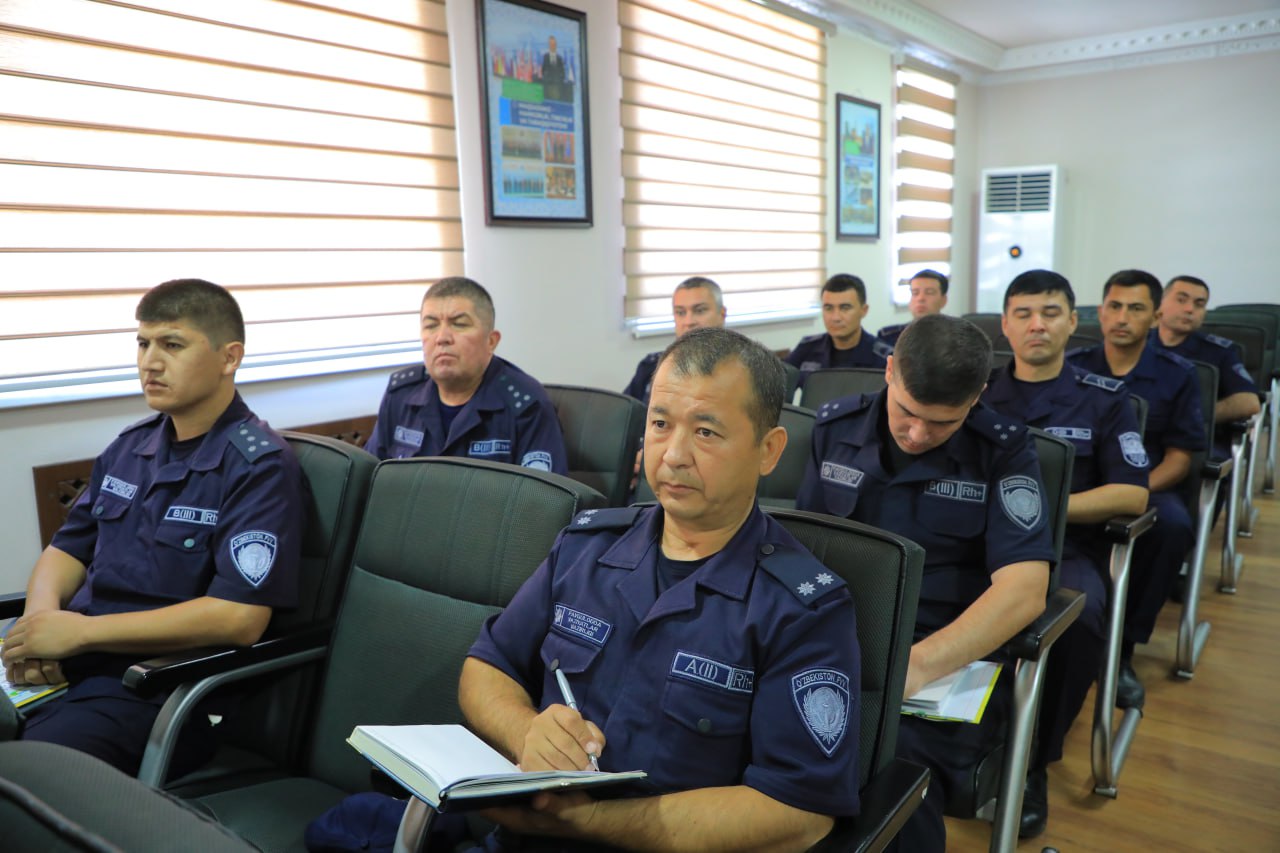 Namangan viloyati Favqulodda vaziyatlar boshqarmasida ma’naviyat va ma’rifat mashg‘uloti o‘tkazildi