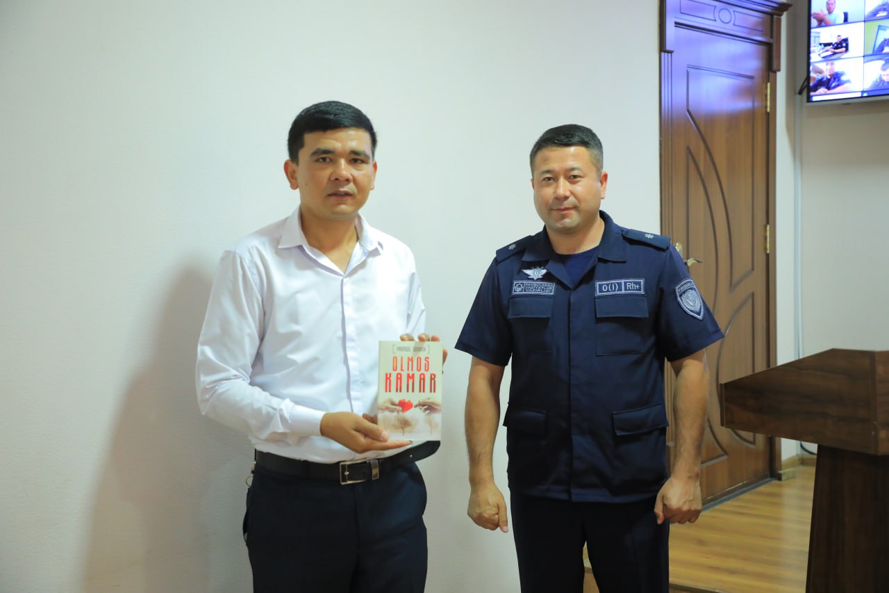 Namangan viloyati Favqulodda vaziyatlar boshqarmasida ma’naviyat va ma’rifat mashg‘uloti o‘tkazildi