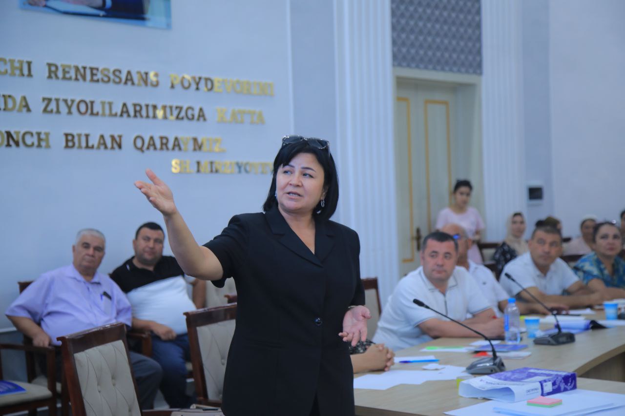NamDPIda “Mezonlarga asoslangan baholash” mavzusidagi seminar-treninglar yakunlandi