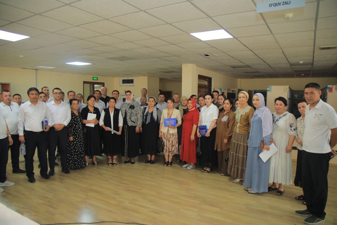 NamDPIda “Mezonlarga asoslangan baholash” mavzusidagi seminar-treninglar yakunlandi