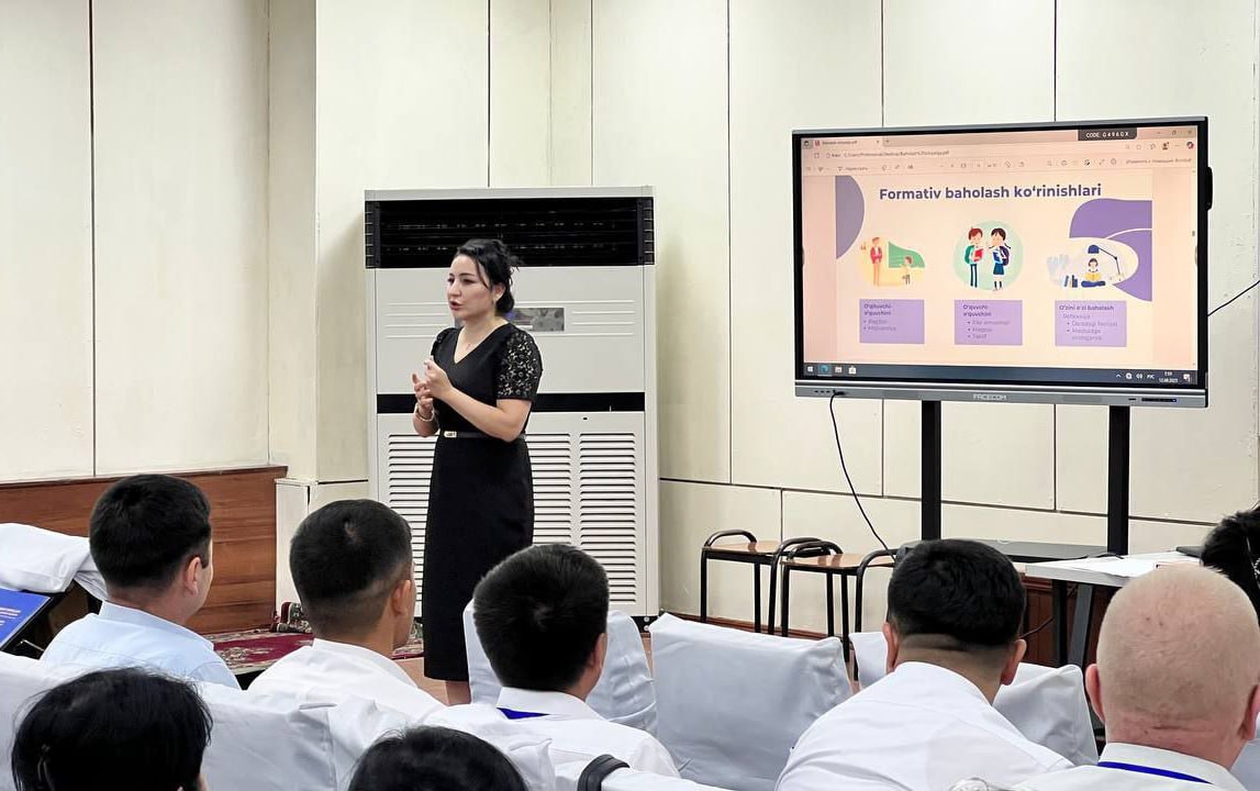 Ayni damda Respublikamiz bo‘ylab “Mezonlarga asoslangan baholash” mavzusida seminar-treninglar o‘tkazilmoqda.