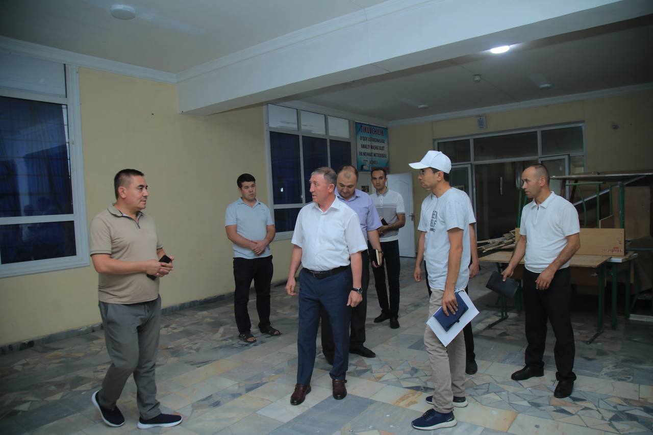 Zamonaviy texnologiyalar – sifatli ta’lim garovi: NamDPIda yangi oʻquv yiliga tayyorgarlik jarayonlari oʻrganildi