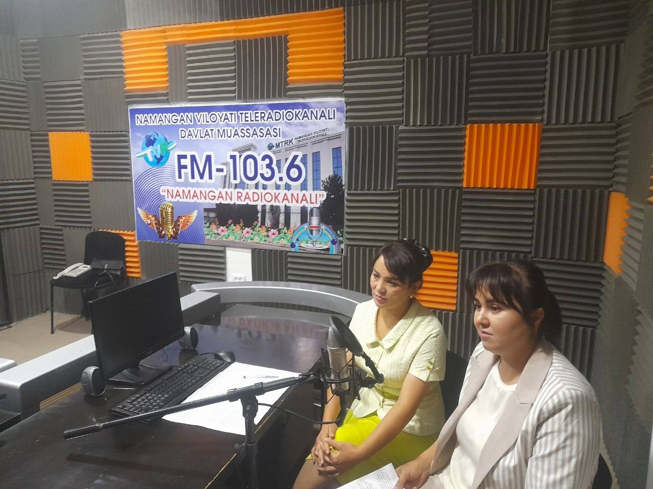 Namangan davlat pedagogika instituti vakillari jonli efirda