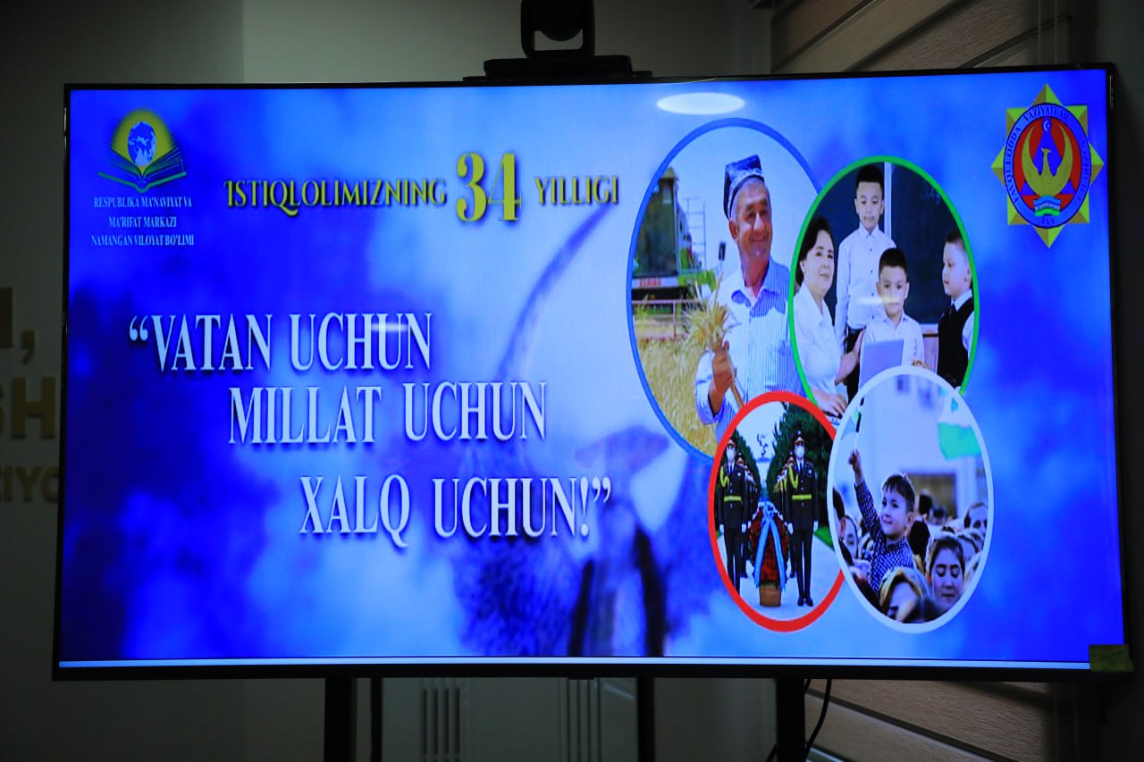 “Ma’naviyat va ma’rifat” mashg‘uloti...