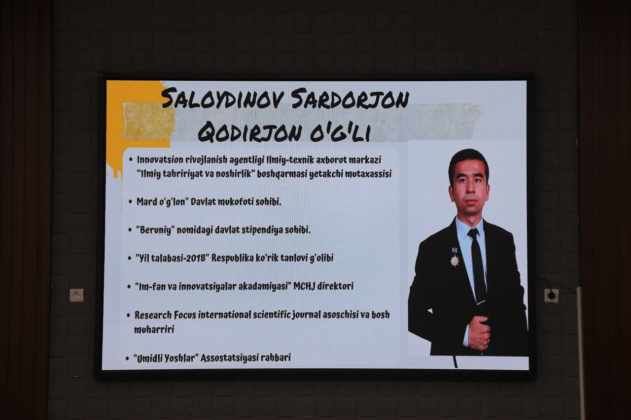 Xalqaro maqola va ilmiy loyihalar bo‘yicha seminar-trening