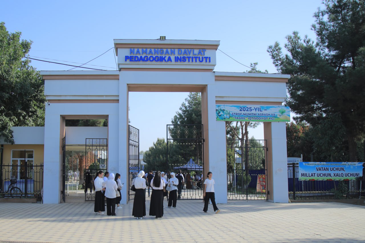 NAMANGAN DAVLAT PEDAGOGIKA INSTITUTIDA YANGI O'QUV YILI BOSHLANDI!
