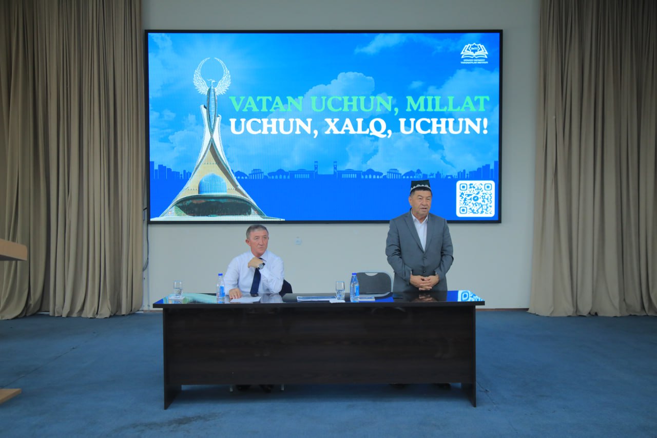 Yangi o‘quv yilining ilk “Mustaqillik darsi” rektor ishtirokida boshlandi!