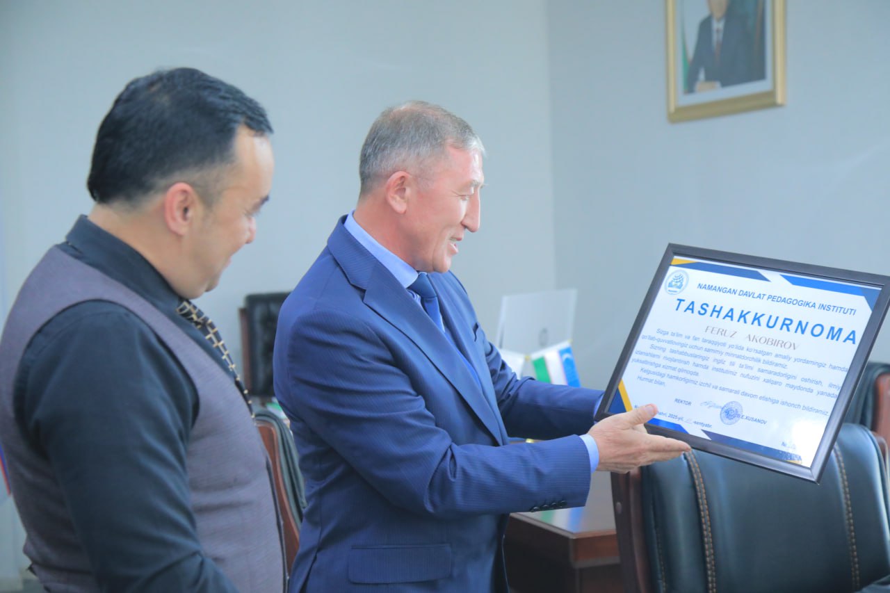 Amerikalik Kevin Berghuis NamDPIda dars beradi!