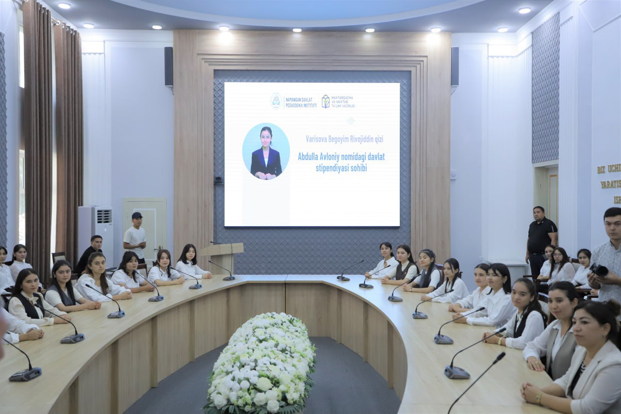 Vazir “Abdulla Avloniy” davlat stipendiyasining ilk sohibi bilan uchrashdi