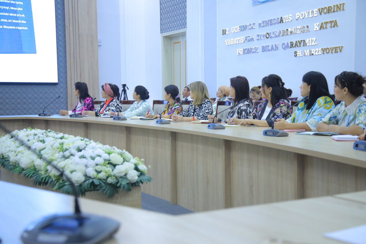 NamDPI rahbar va xodimlari hamda professor-oʻqituvchilari navbatdagi "Siyosiy-ma’rifat soati"da ishtirok etdi.