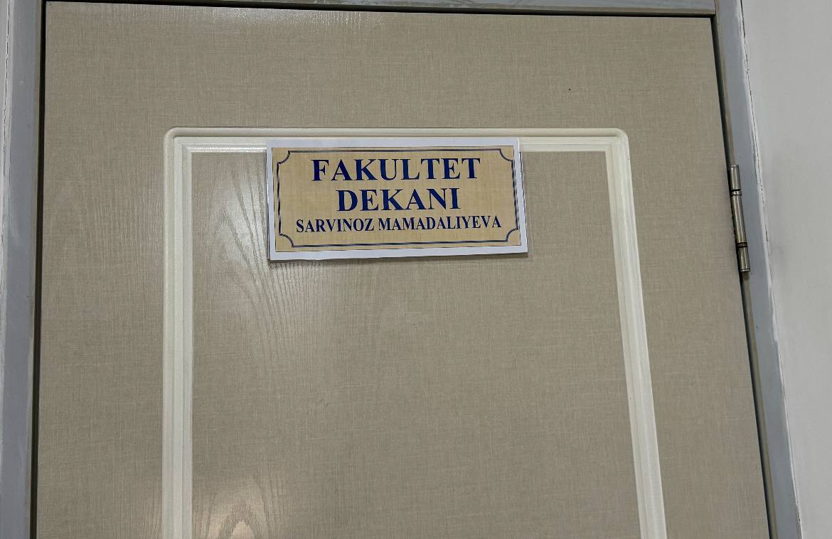 TALABALIKDAN RAHBARLIK SARI: SARVINOZ MAMADALIYEVA DEKANLIK LAVOZIMIDA!