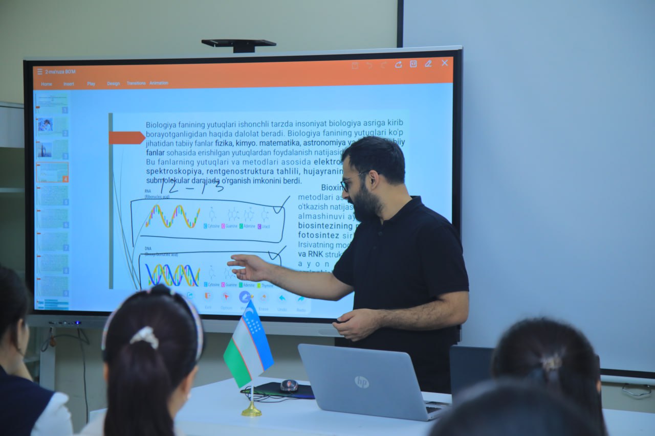 Pokistonlik Mukhammad Wasif Khan NamDPIda dars beradi