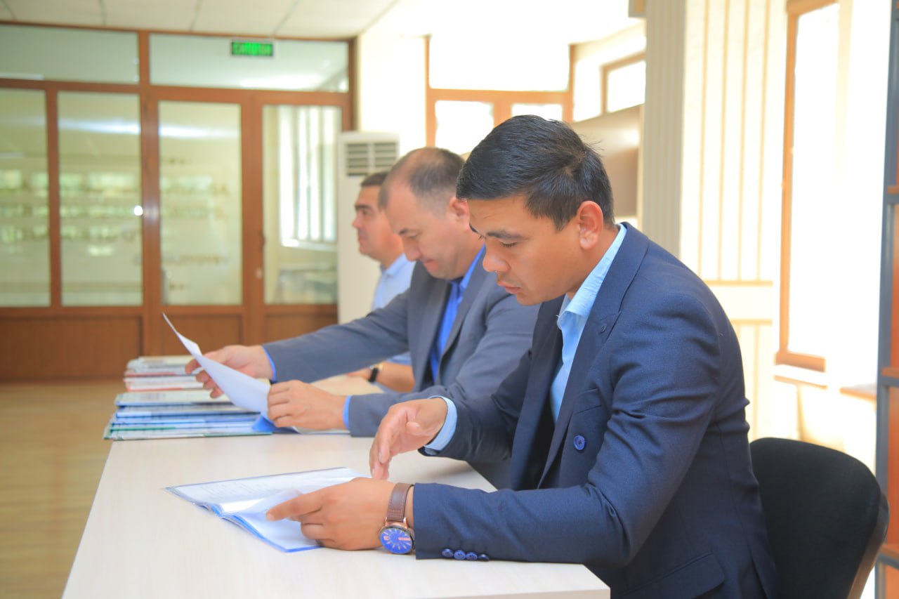 "Rektor stipendiyasi" tanlovi uchun talabgorlarning hujjatlar yig'ma jildi ko'rib chiqildi.