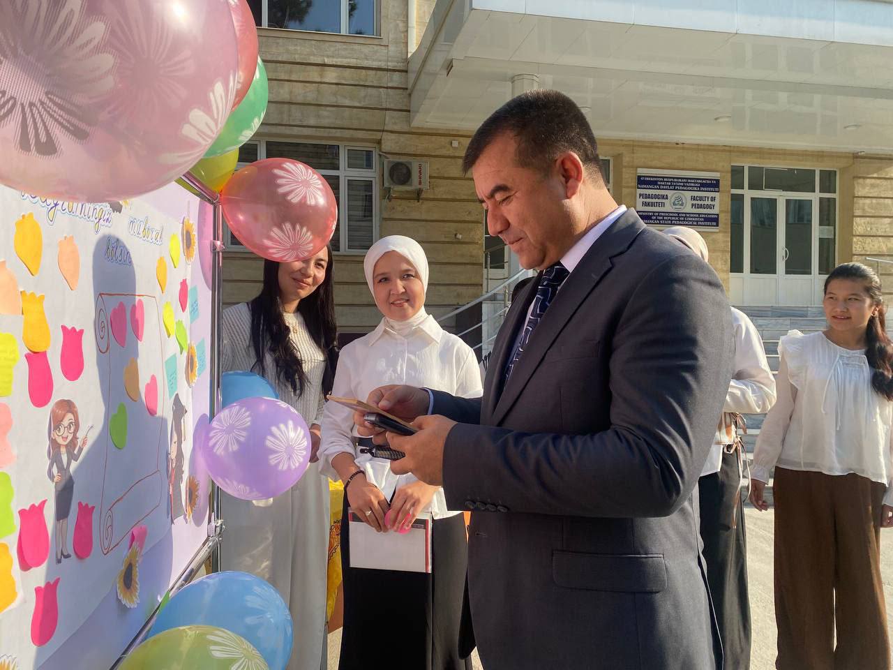 “Ustoz hayot bogʻboni”