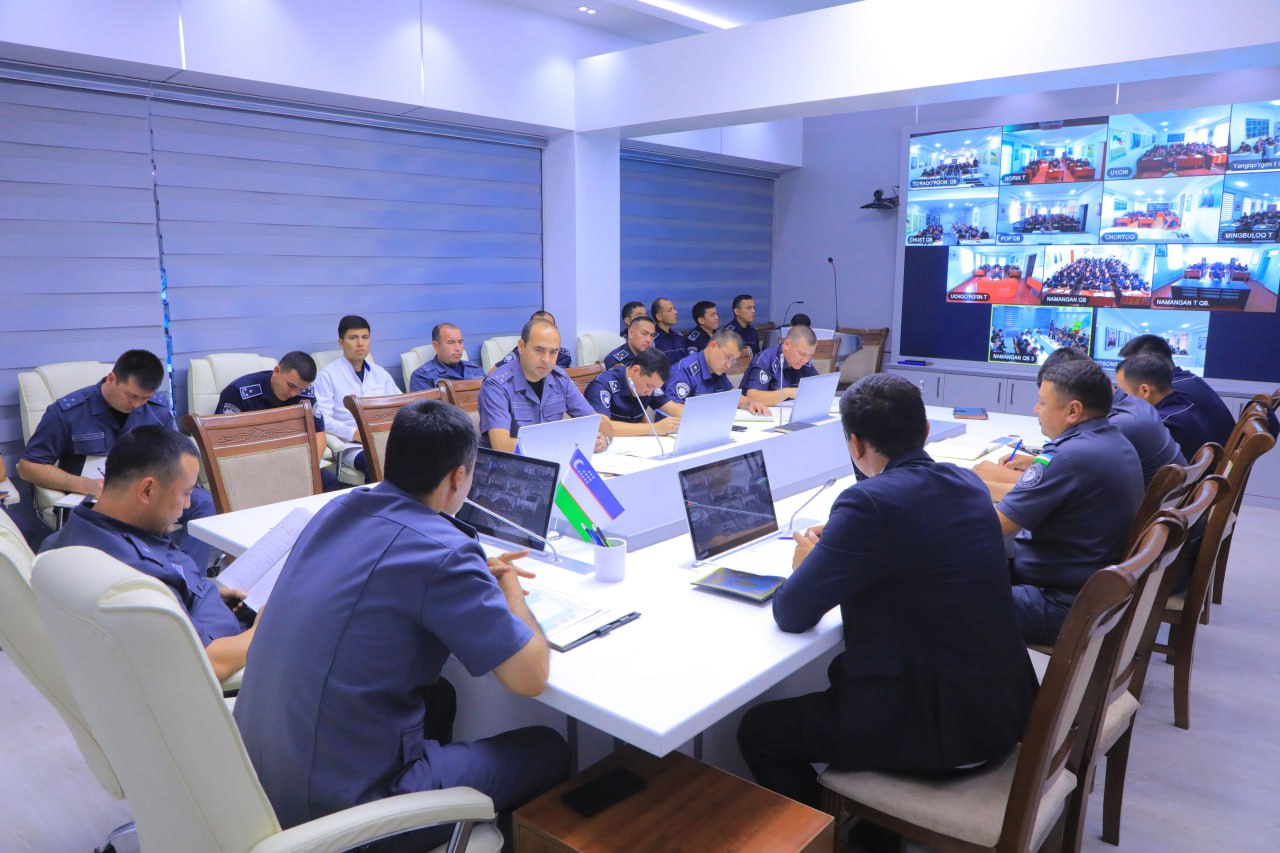 QO‘RIQLASH BOSHQARMASIDA NAVBATDAGI MA’NAVIYAT VA AXBOROT SOATI O‘TKAZILDI