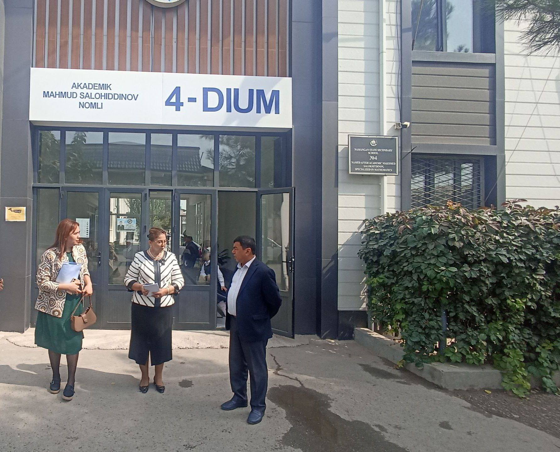 NamDPI filologiya kafedrasi professor-o‘qituvchilari maktablarda amaliyot jarayonlarini o‘rgandilar