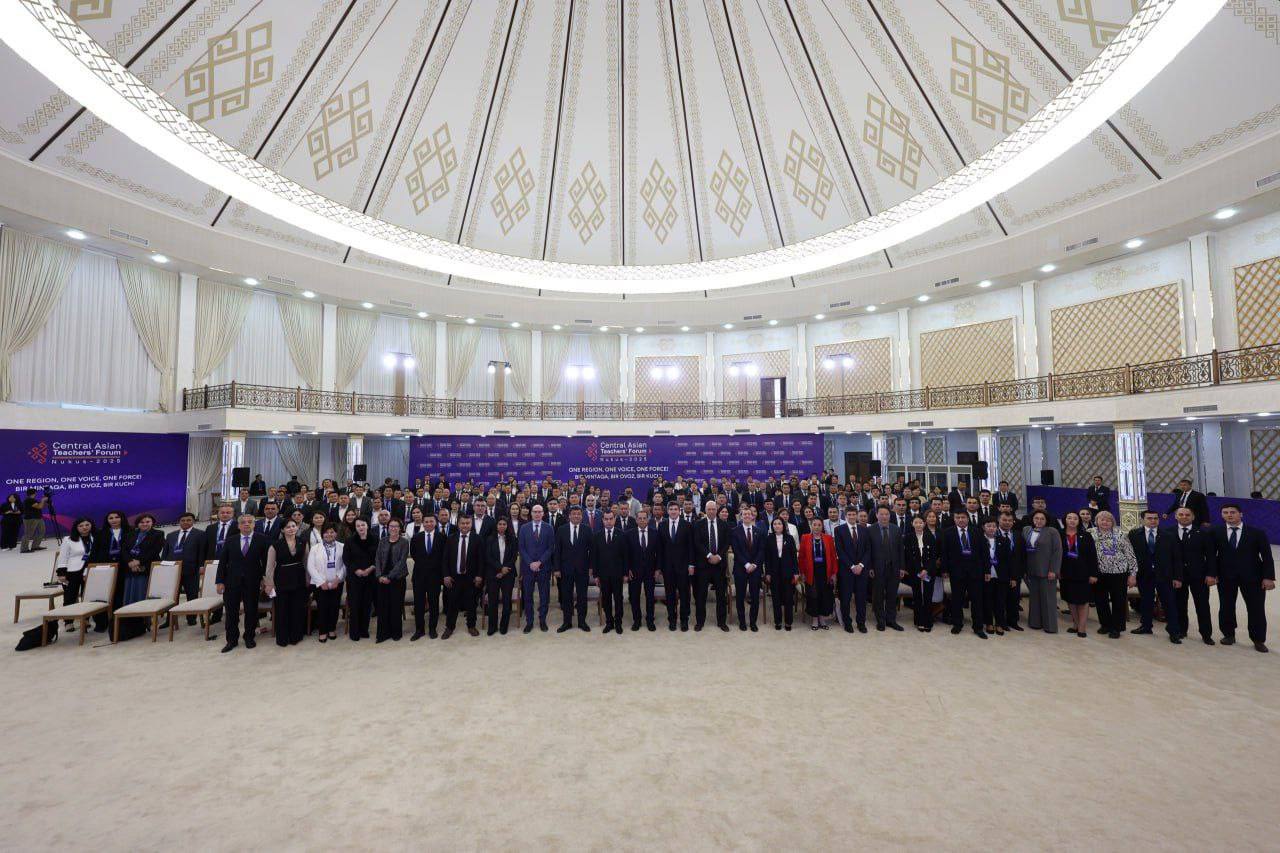 Markaziy Osiyo pedagoglari xalqaro forumining asosiy yalpi majlisi bo‘lib o‘tdi.
