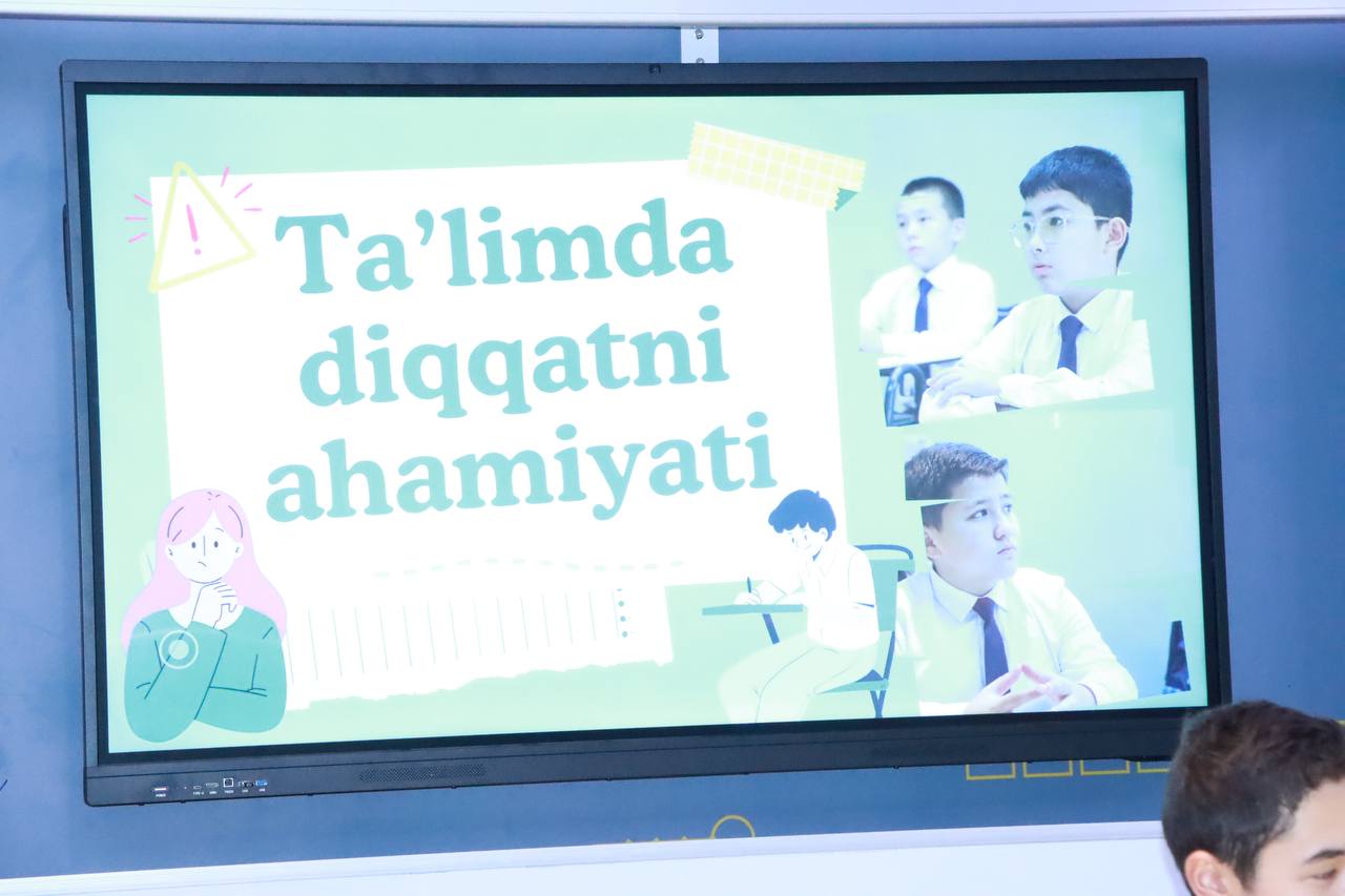 “Ta’limda diqqatning ahamiyati” mavzusida psixologik trening o‘tkazildi