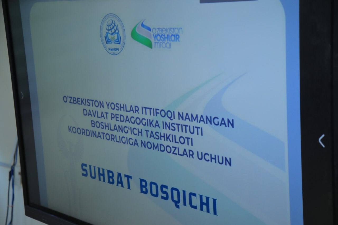 Yoshlar Ittifoqi koordinatorligi uchun suhbat jarayoni yakunlandi