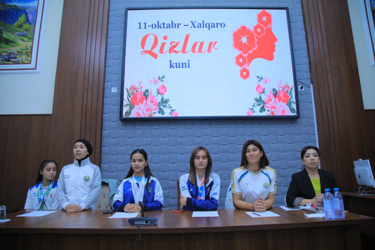Viloyatning iqtidorli va chempion qizlari bilan uchrashuv tashkil etildi