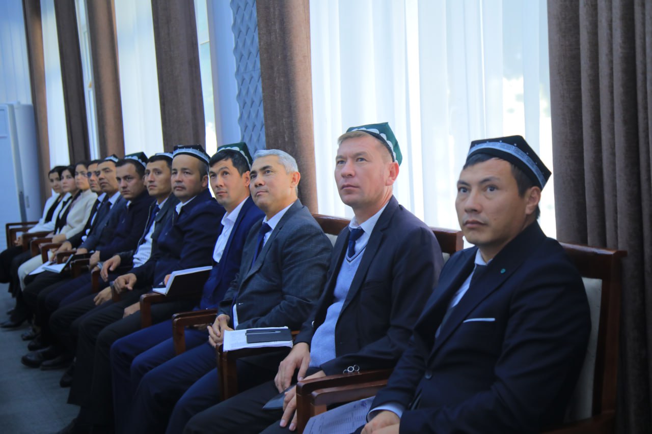 NamDPI rahbar va xodimlari hamda professor-oʻqituvchilari navbatdagi "Siyosiy-ma’rifat soati"da ishtirok etdi.