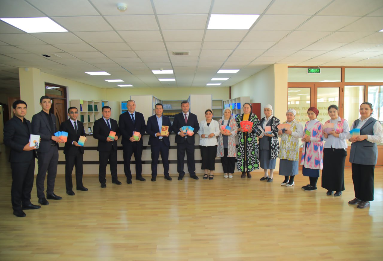 “Kitoblar karvoni” Namangan davlat pedagogika institutiga yetib keldi