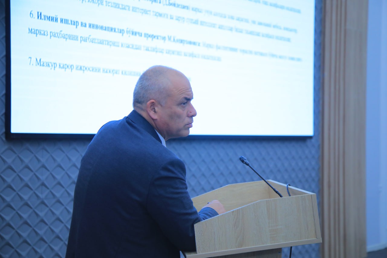 Namangan davlat pedagogika institutida ilmiy faoliyatni yanada takomillashtirish yo‘lida navbatdagi muhim qadam!